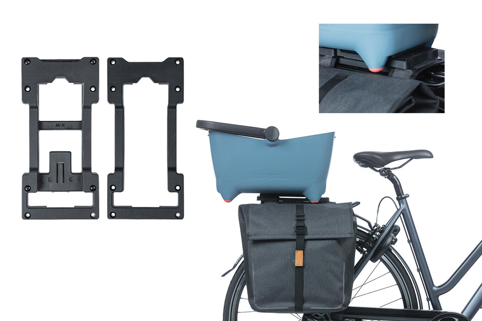 Basil MIK Adapterplatte Doppeldecker für MIK Adapterplatte