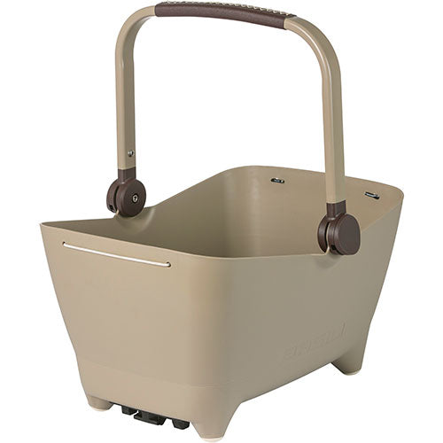 Basil Buddy MIK 2.0, Gepäckträgerkorb MIK für Hund/Tier biscotti brown 32 L