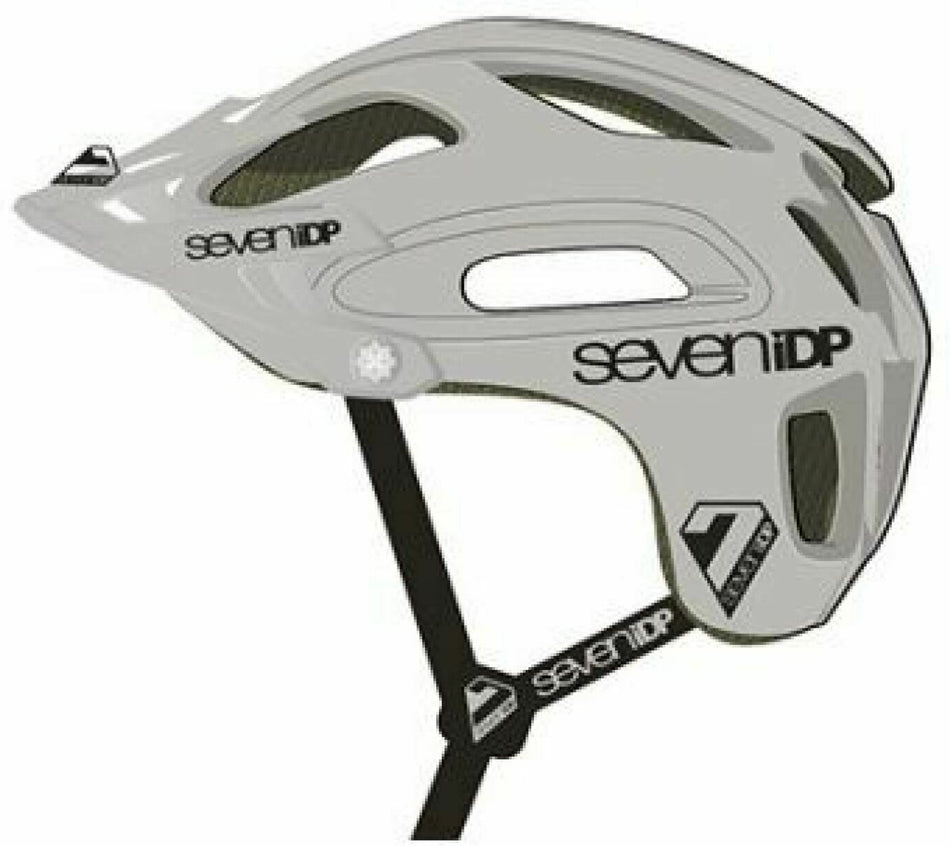 7iDP M2 BOA Helm grau