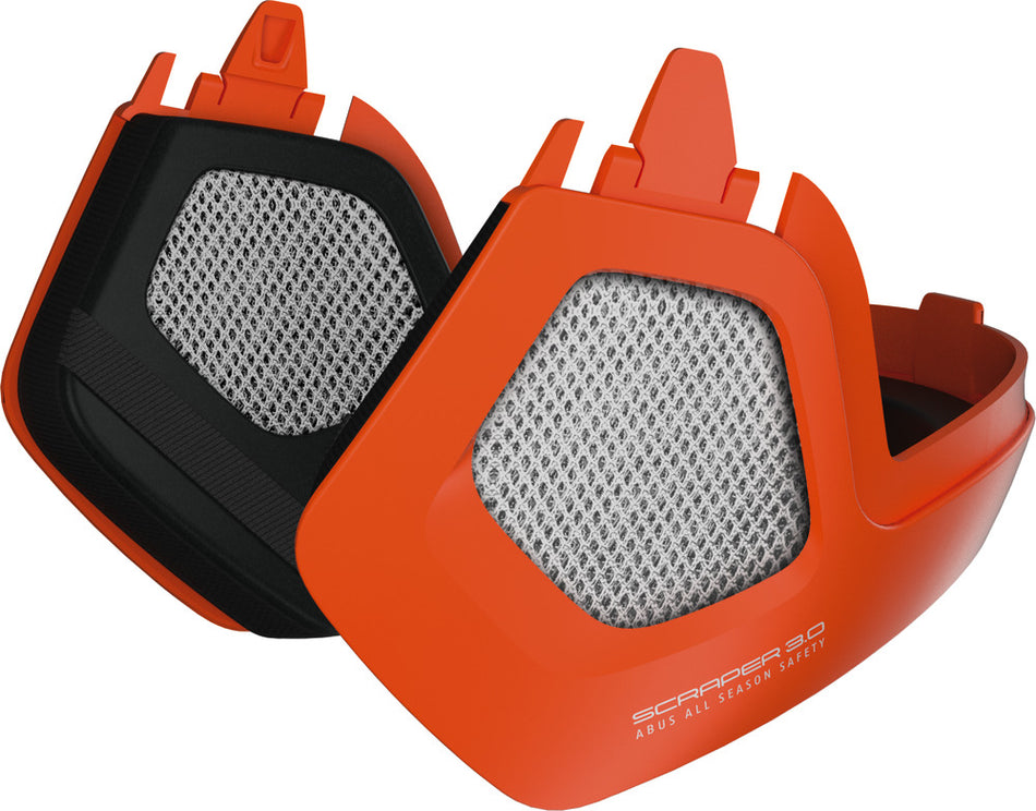 Abus SCRAPER 3.0 Winterkit Helm signal orange