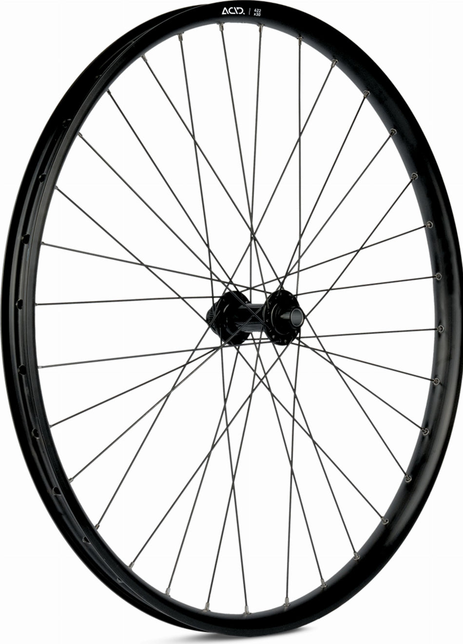 Acid Vorderrad 29" MTB/Trekking Race HPA 15x110 QR J-Bend CL 32H black, white 622-30