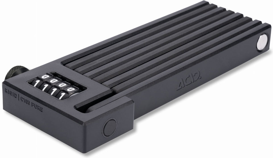 Acid Faltschloss Rigid Pure C100 black
