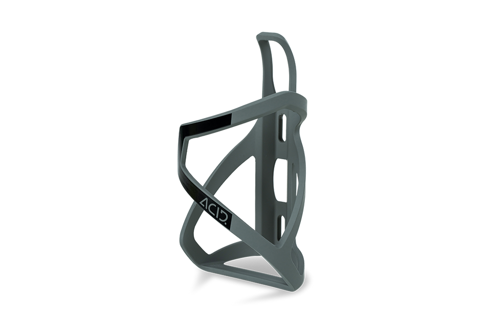 Acid HPP Left-Hand Sidecage Flaschenhalter matt grey´n´glossy black