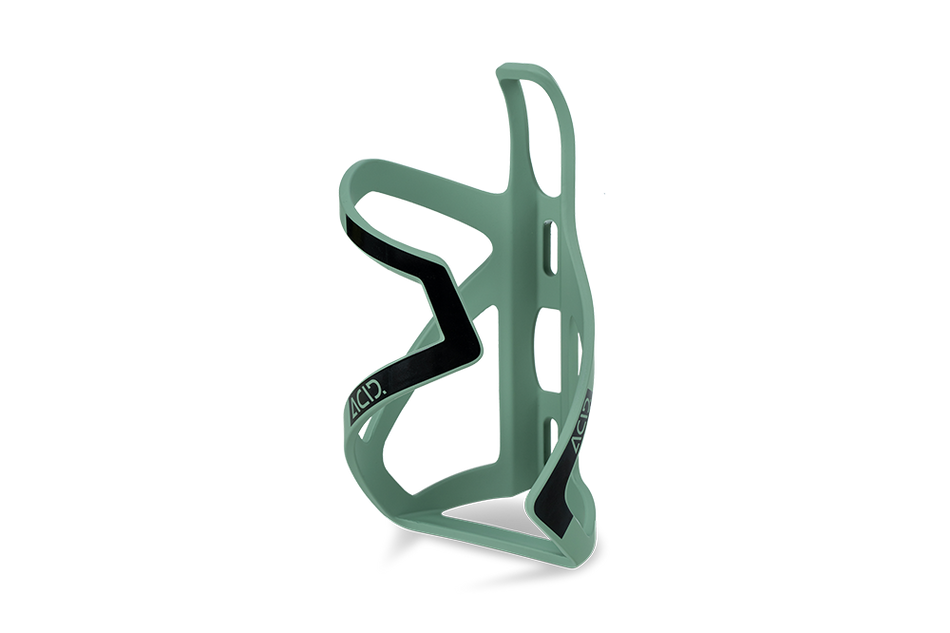 Acid HPP Sidecage Flaschenhalter matt green´n´glossy black