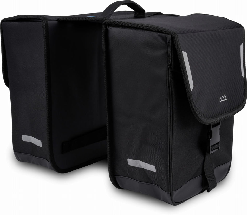 Acid Seitentasche City Classic Double black 15 L + 15 L