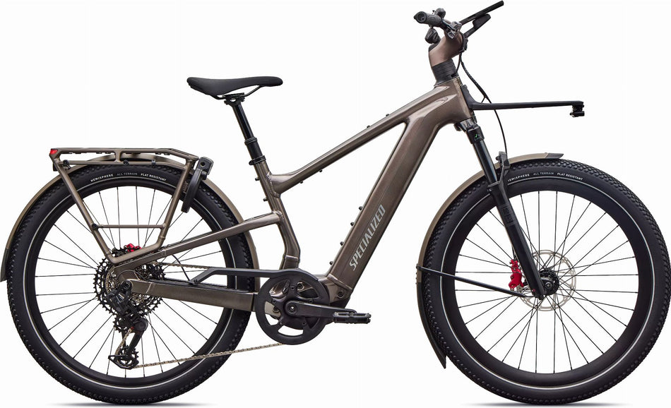 Specialized Turbo Vado 3 EVO 6.0 NB 840 Wh E-Bike Diamant 27,5" Gloss Warm Smoke Metallic/Satin Brushed Chrome