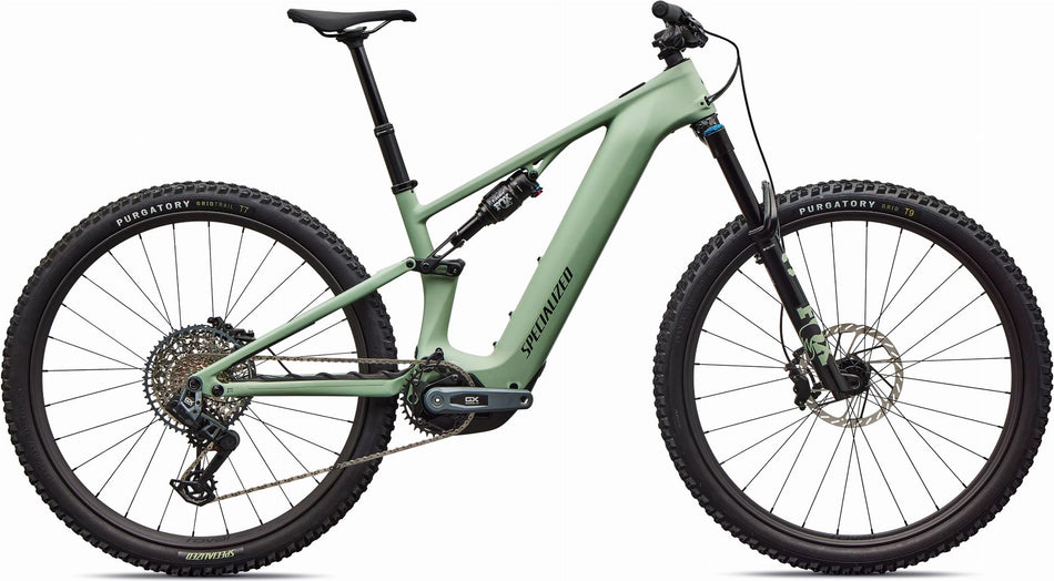 Specialized Turbo Levo R Expert NB 840 Wh E-Bike Fully 29" Satin Pistachio/Dark Moss Green