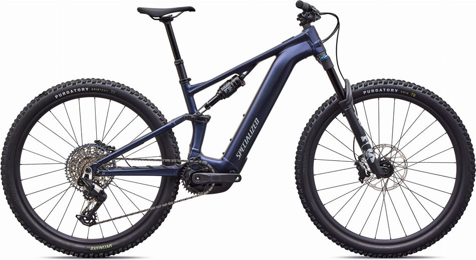 Specialized Turbo Levo R Comp Alloy 840 Wh E-Bike Fully Satin Metallic Deep Marine/Shadow Silver