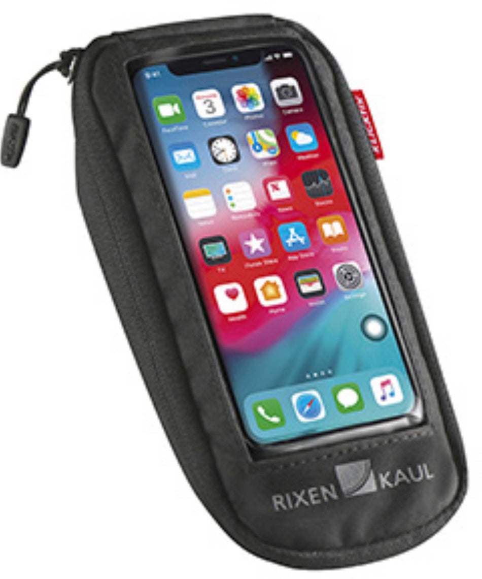 KLICKfix Phonebag Comfort Smartphonetasche transparent/schwarz