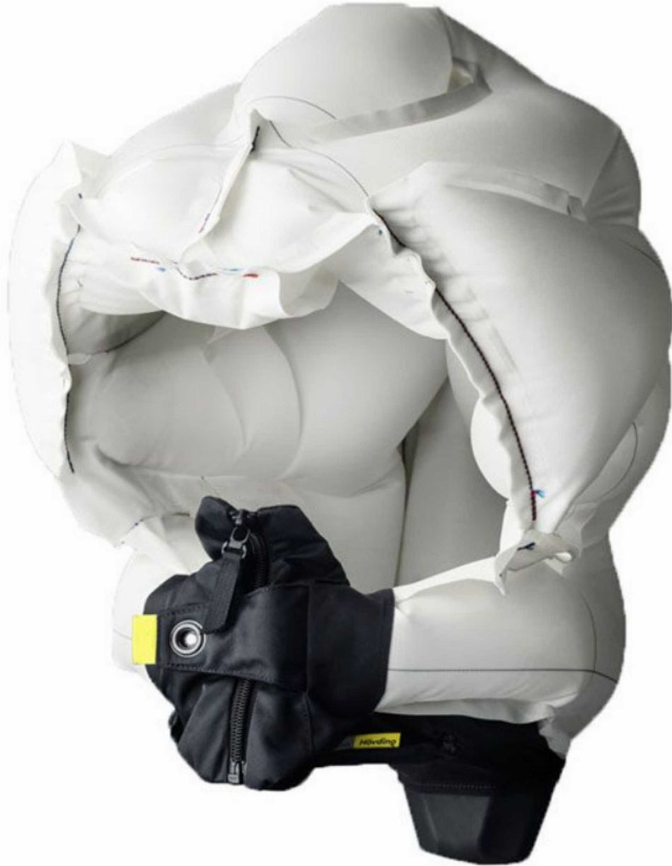 Hövding Airbag 3 Helm inkl. Schal schwarz