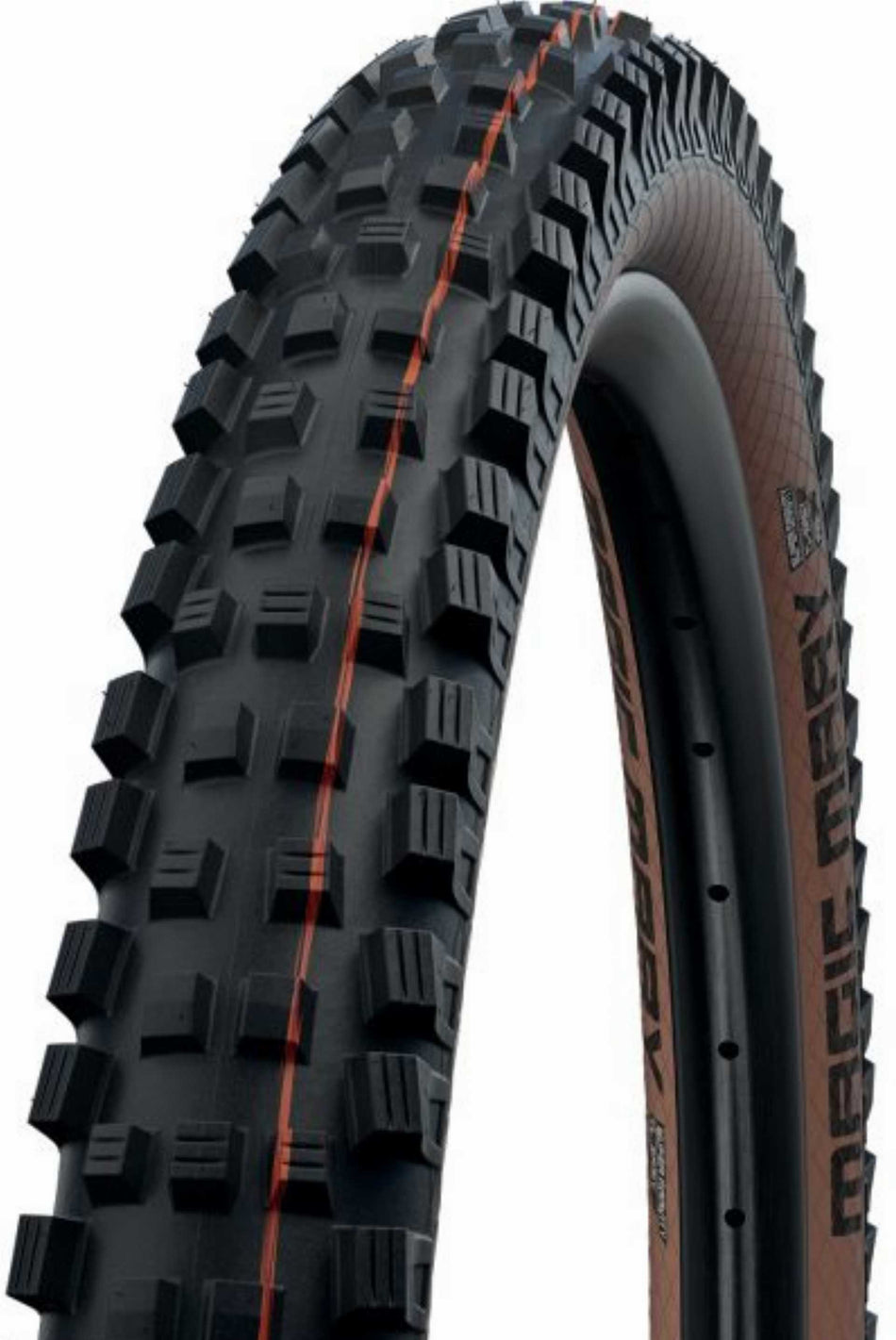 Schwalbe Magic Mary Super Gravity, Evolution Line, TLE, SnakeSkin Faltreifen 27,5" Addix Soft bronze 62-584