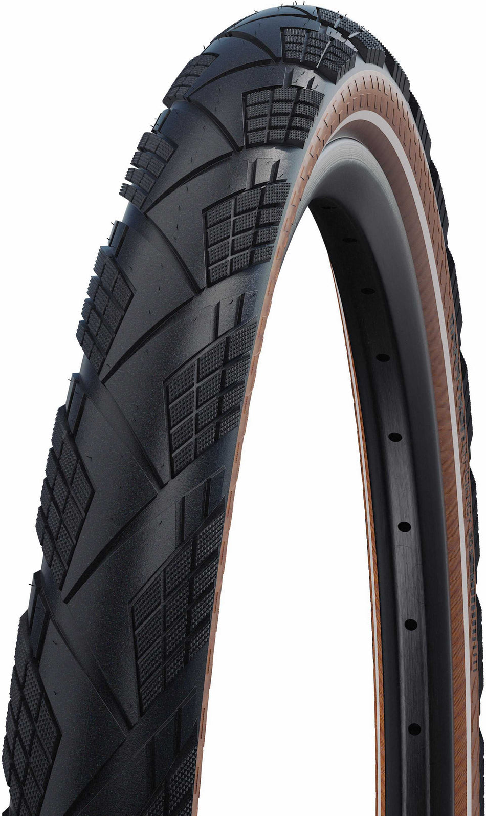 Schwalbe Marathon Efficiency Super Race, V-Guard, Evolution Line, Faltreifen 27,5" Addix Race transparent 60-584