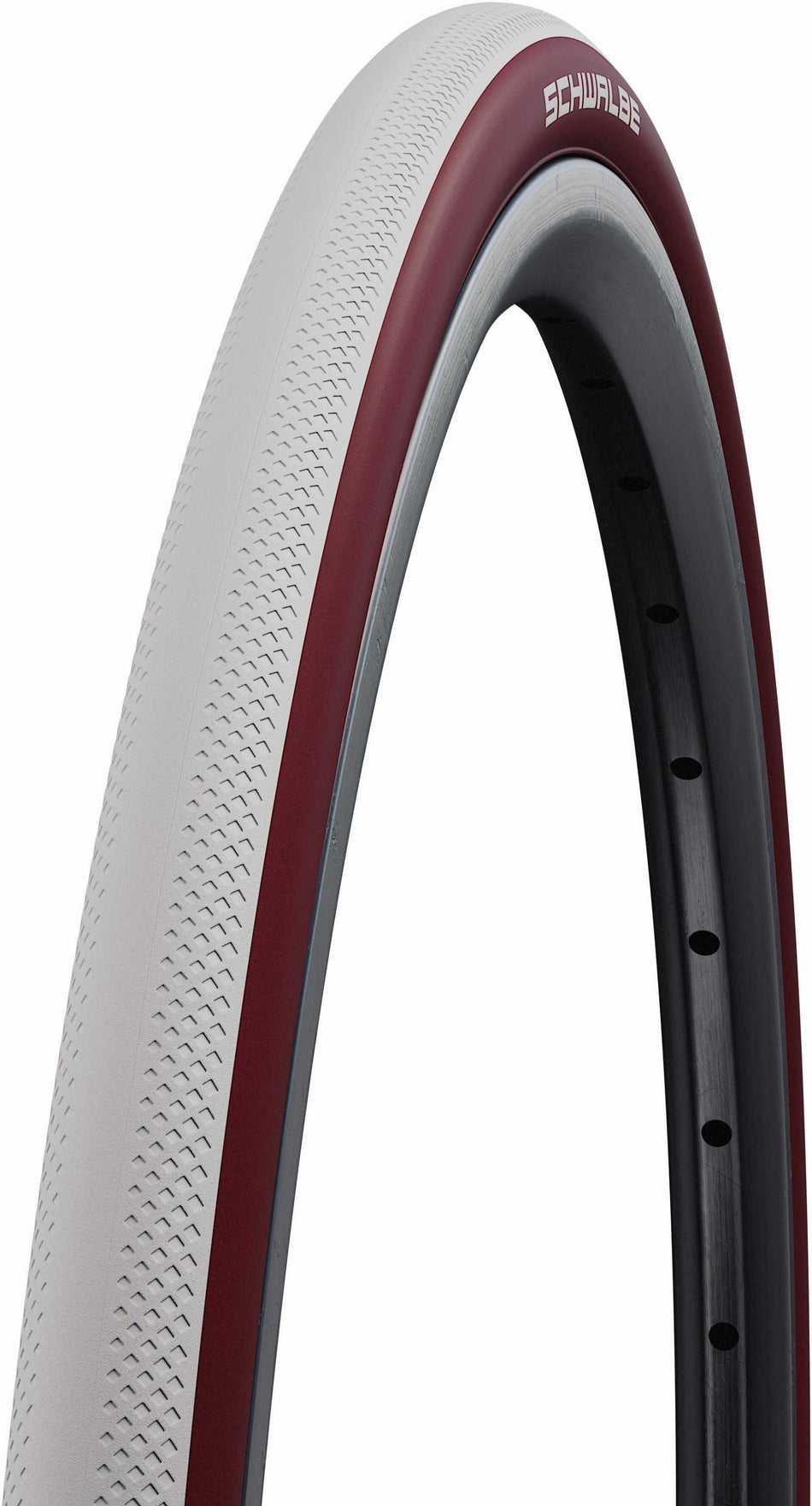 Schwalbe Dunk King Evolution Line, Tube Faltreifen 24" Wheelstar weiss/bordeaux 25-540