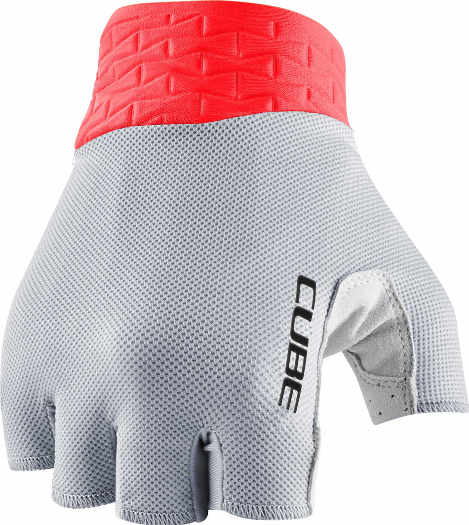 Cube Performance Handschuhe kurz grey´n´red