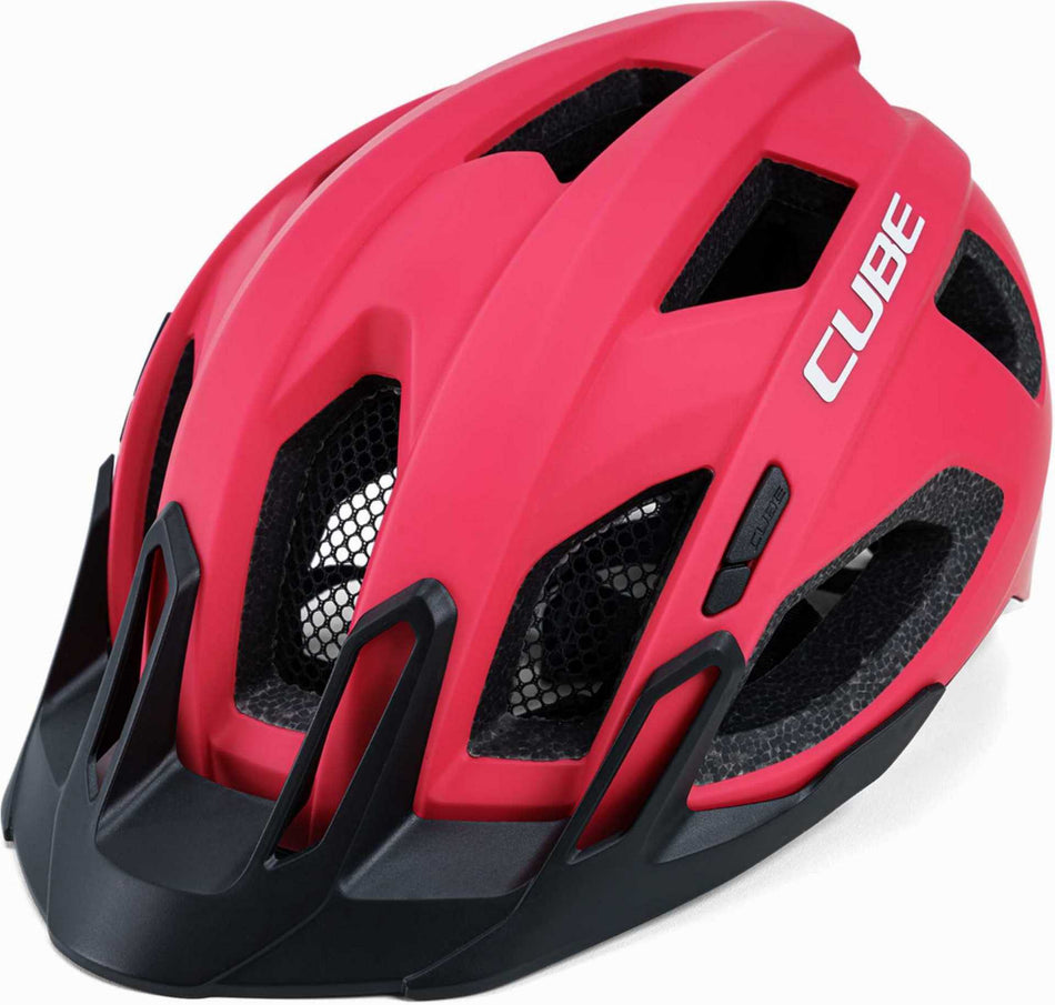 Cube Quest MTB-Helm coral
