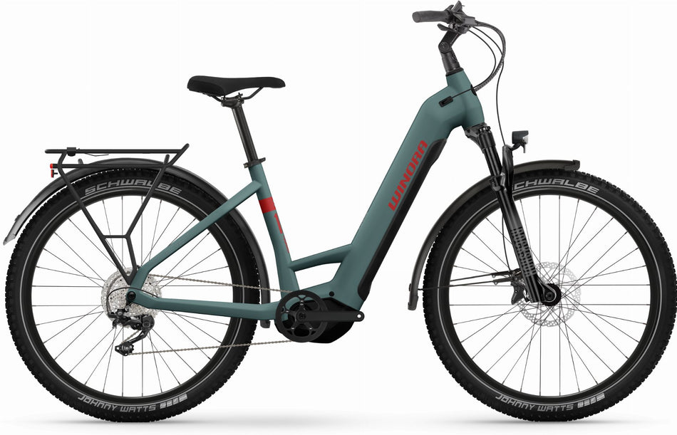 Winora Yucatan X12 720 Wh E-Bike Wave 27,5" metallic stone blue matte
