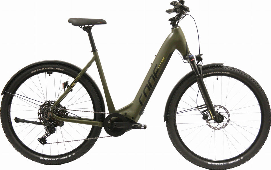 Cone eCross IN 3.0 625 Wh E-Bike Wave 29" dunkelgrün/schwarz