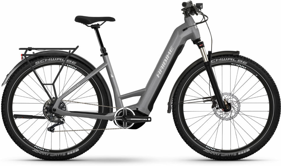 Haibike Trekking 7 750 Wh E-Bike Wave 27,5" urban grey/white - gloss