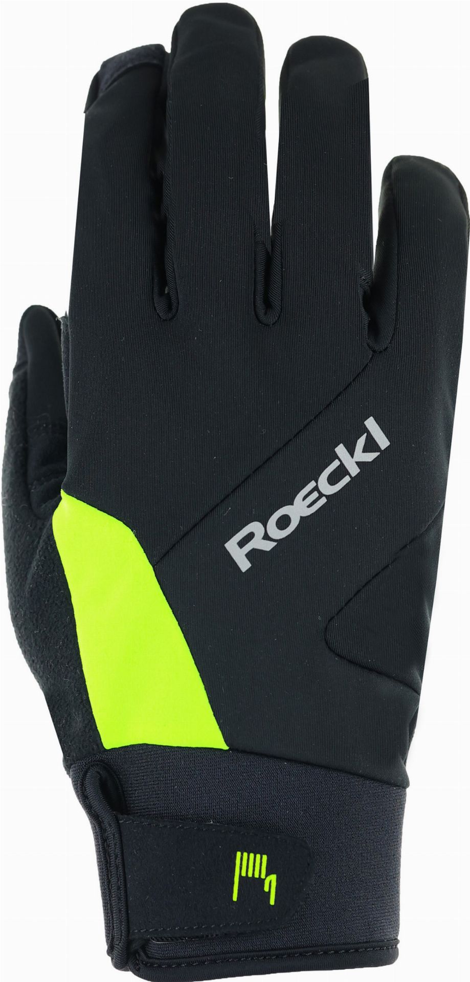 Roeckl Reichenthal 2 Jr. Kinderhandschuhe black/fluo yellow
