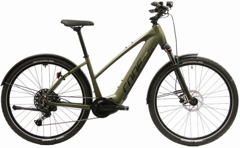 Cone eCross IN 3.0 625 Wh E-Bike Trapez 29" dunkelgrün/schwarz