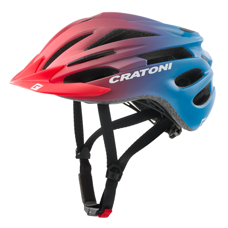 Cratoni Pacer Jr. Kinder-Helm red-blue matt