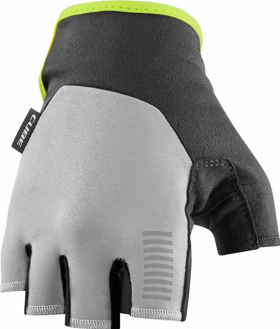 Cube X NF Handschuhe kurz grey´n´yellow