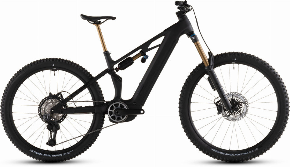 Cube Stereo Hybrid One77 HPC AT ABS Pro 800 Wh E-Bike Fully 29"/27,5" carbon´n´gold