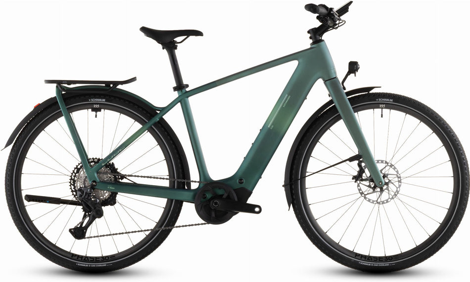Cube Kathmandu Hybrid C:62 SLT 400 Wh X E-Bike Diamant 28" seafoam´n´chrome