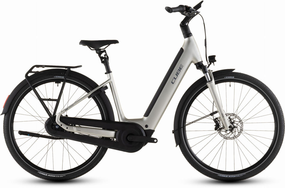 Cube Supreme RT Hybrid Comfort EXC 600 Wh E-Bike Easy Entry champagne´n´grey