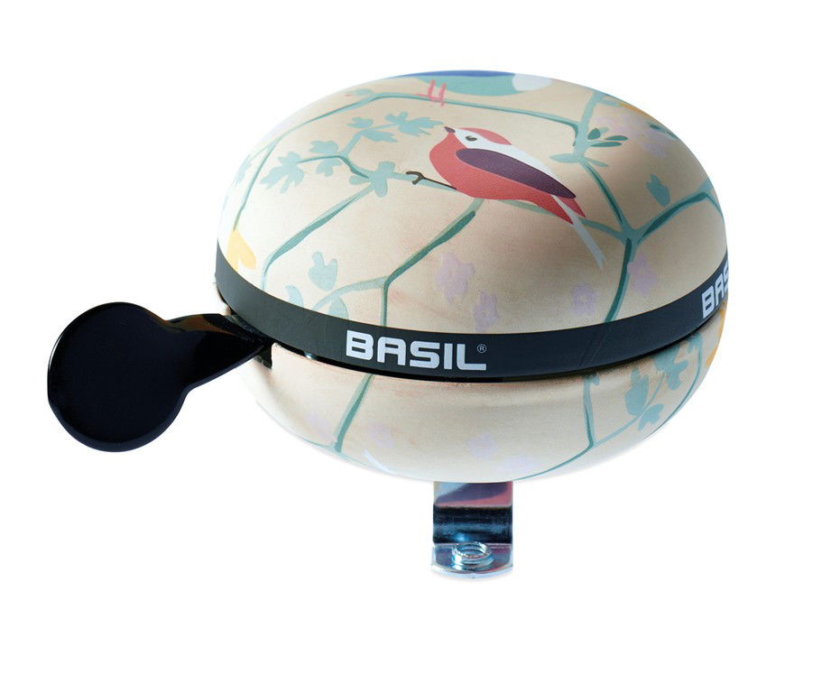 Basil Ding Dong Glocke Wanderlust ivory-white, Metall, Ø80mm