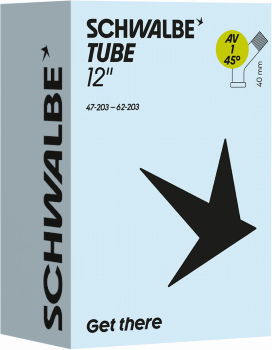 Schwalbe Standard Schlauch 12" NR. 1 schwarz ETRTO 47/62-203