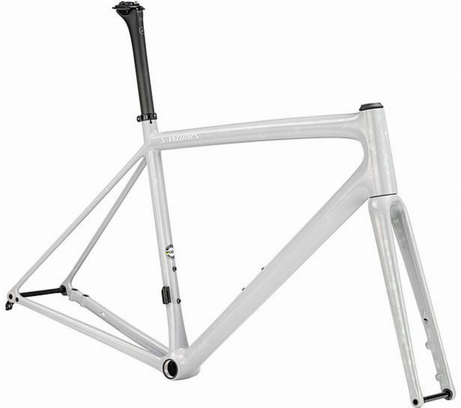 Specialized S-Works Aethos Rahmenset Diamant birch/abalone/dune white 54 cm