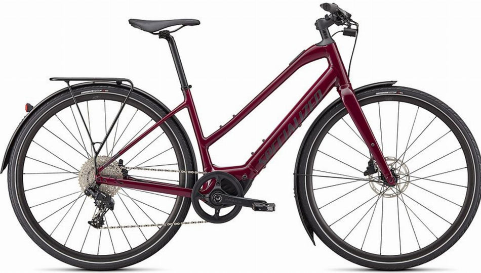 Specialized Turbo Vado SL 4.0 ST EQ 320 Wh E-Bike Trapez 28" raspberry/black reflective L