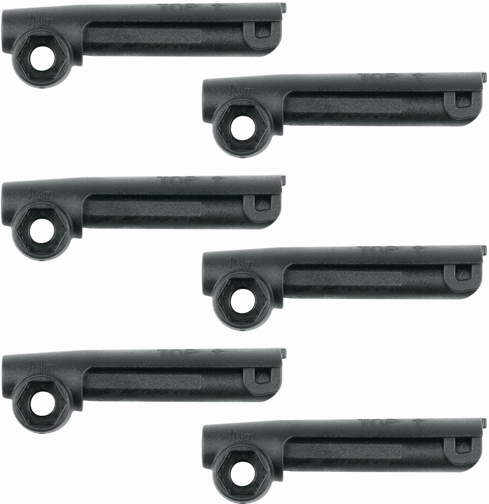 SKS GERMANY ESC Strebenaufnahme 6er Set silver