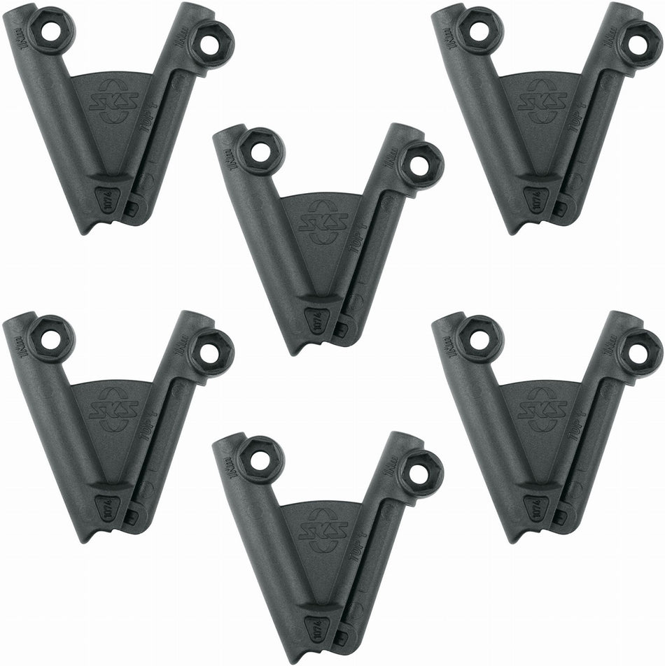 SKS GERMANY ESC V-Adapter Strebenaufnahme 6er Set silver