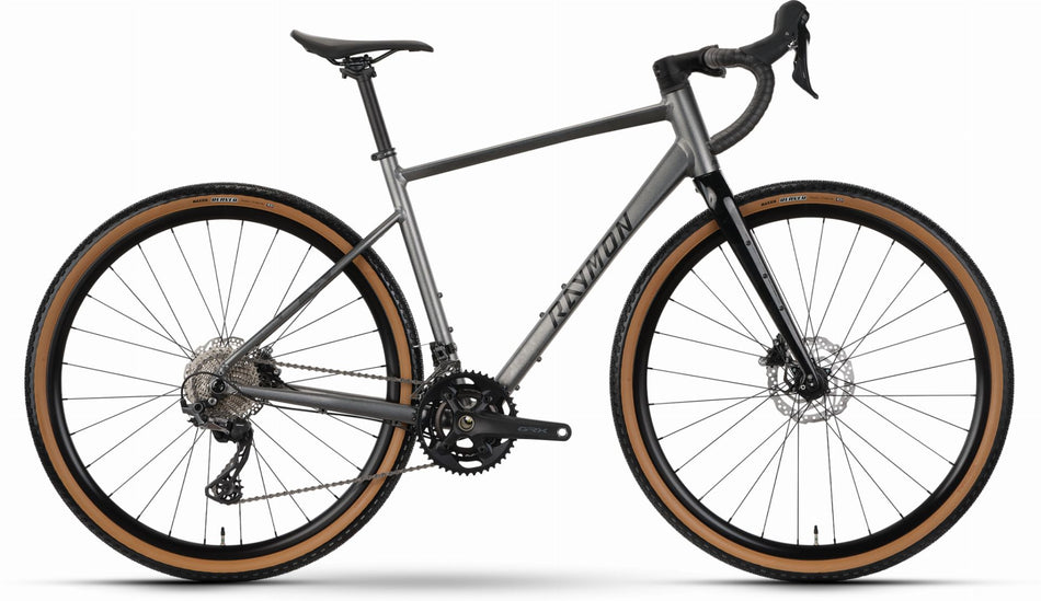 Raymon Territ Pro Gravelbike Diamant 28" star black stealth