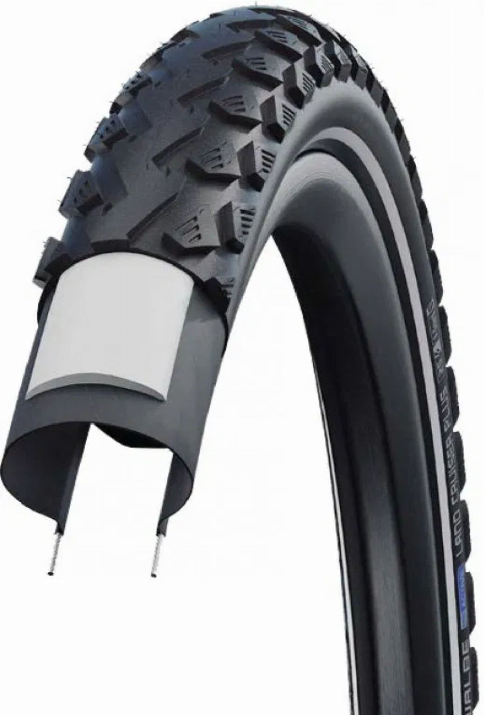 Schwalbe Land Cruiser Plus PunctureGuard, Active Line, Tube Drahtreifen 24", Green black/reflex 50-507