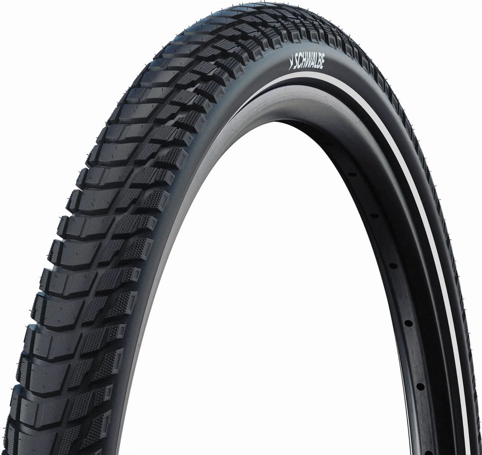 Schwalbe Marathon Plus Tour SmartGuard, Standard, Tube Drahtreifen 28", Addix Green black/reflex