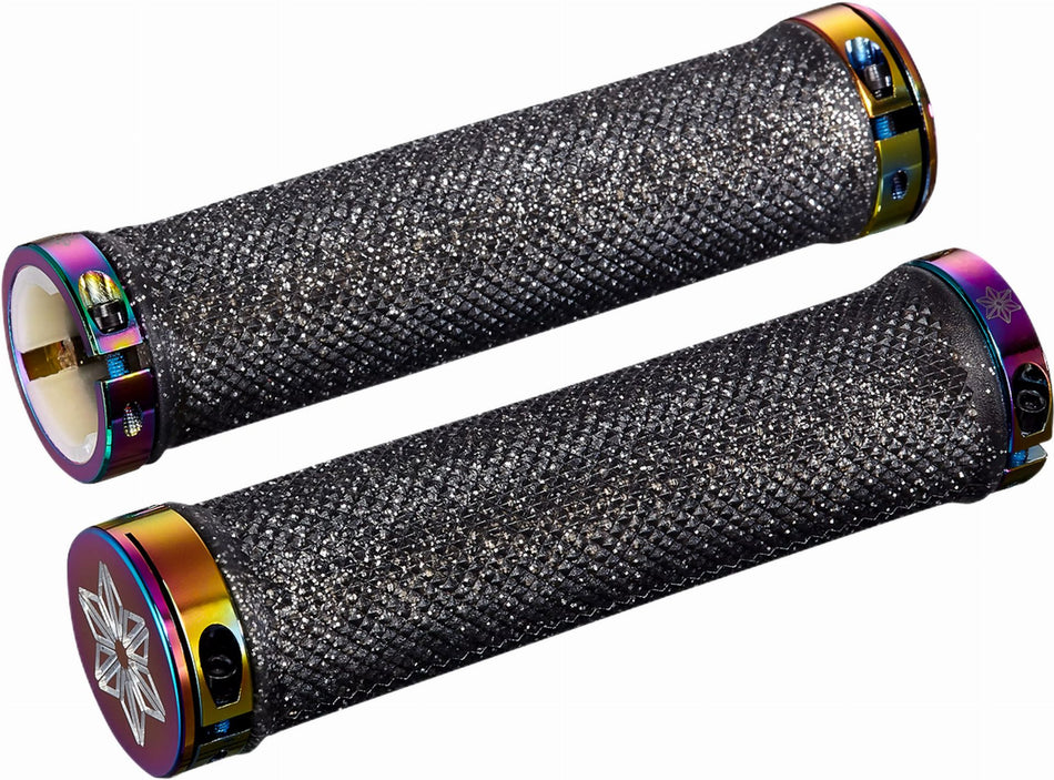 Specialized Supacaz Diamond Kush Griffe black/oil slick 1 Paar one size