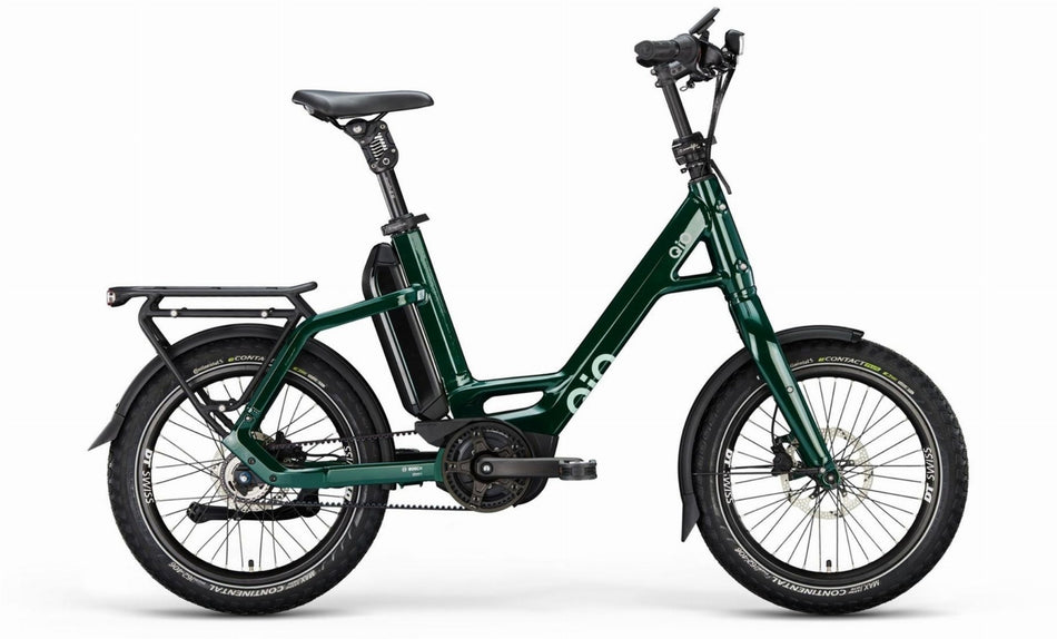 QiO EINS P-5 Rücktrittnabe 545 Wh E-Kompaktrad 20" forest green 48 cm