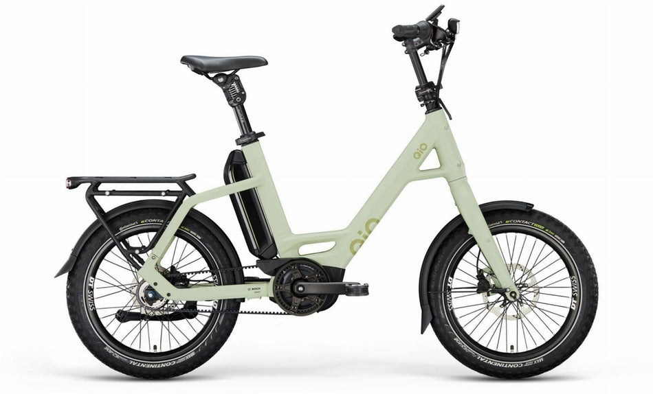 QiO EINS P-5 Rücktrittnabe 545 Wh E-Kompaktrad 20" light olive matt 48 cm