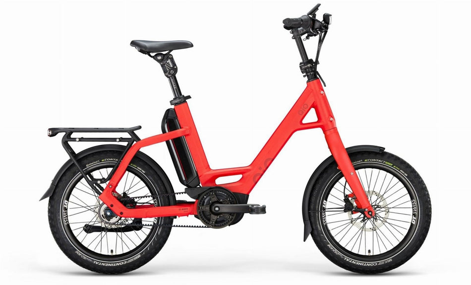 QiO EINS P-5 Rücktrittnabe 545 Wh E-Kompaktrad 20" imola red matt 48 cm