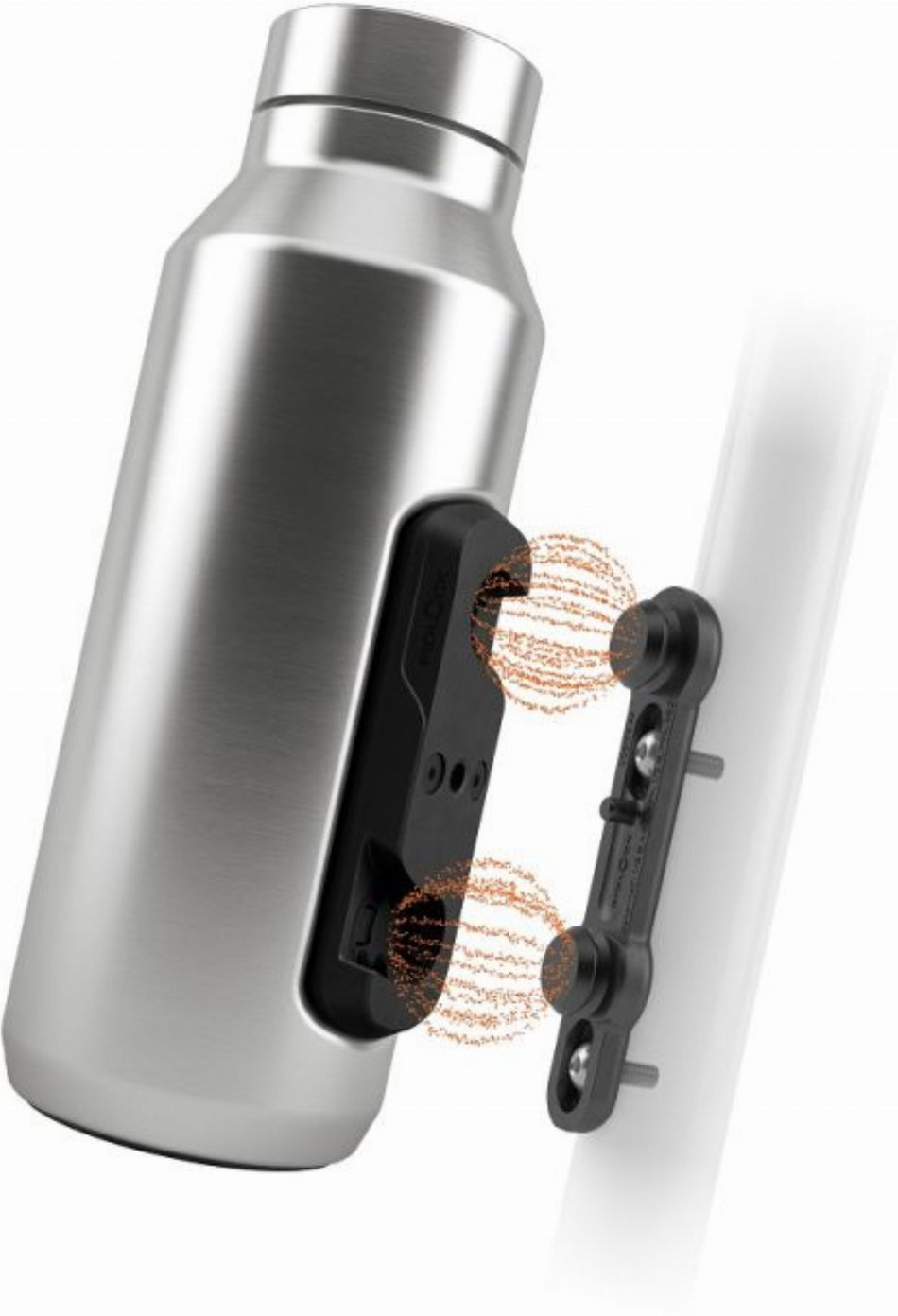 Fidlock Twist Steel Trinkflasche inkl. magnet-mechanischem Flaschenhaltersystem für Fahrradrahmen 500 ml