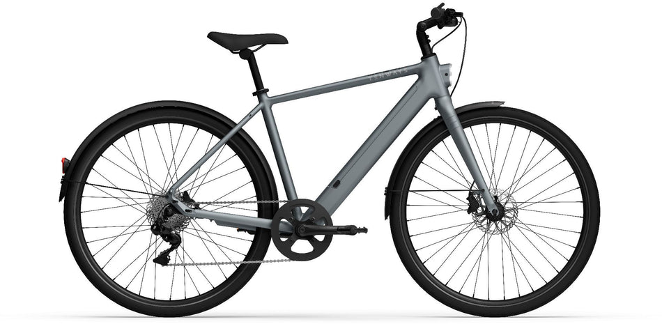 Tenways CGO600 Plus 360 Wh E-Bike Diamant 28" pebble grey