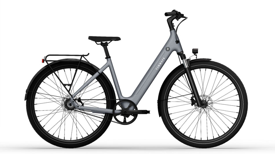 Tenways CGO800S 475 Wh E-Bike Wave 28" pebble grey 48 cm