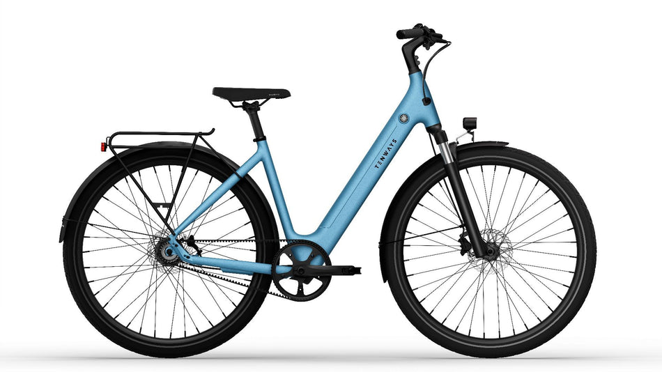Tenways CGO800S 475 Wh E-Bike Wave 28" sky blue 48 cm