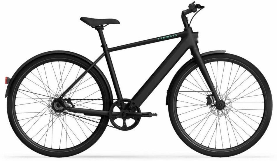 Tenways CGO600 Pro 360 Wh E-Bike Diamant 28" midnight black