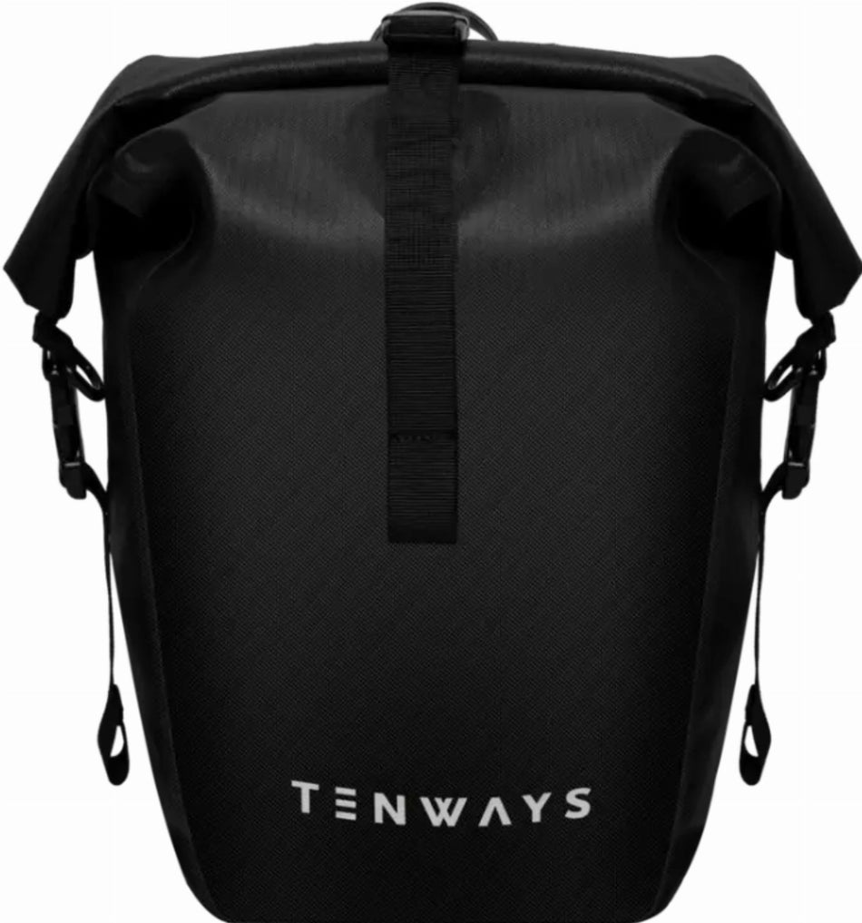 Tenways Gepäckträgertasche schwarz 25 L