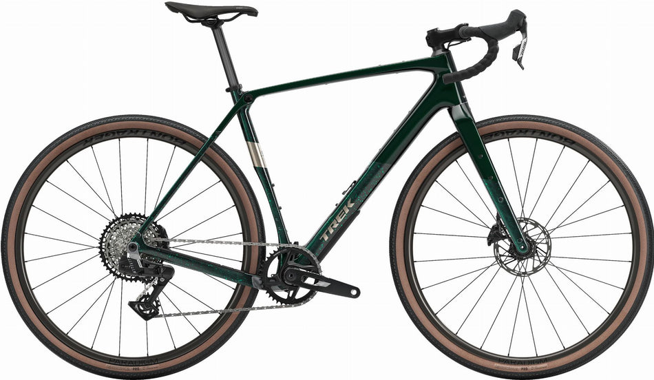 Trek Checkpoint SL 6 AXS Gen 3 Gravelbike Diamant 28" dark green/ivy smoke splatter