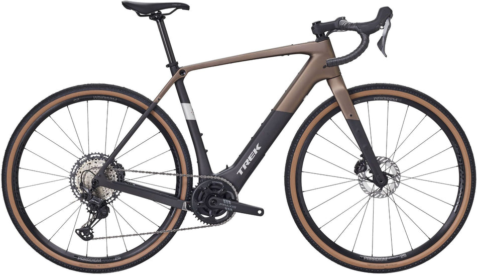 Trek Checkpoint+ SL 5 360 Wh E-Gravel Rad Diamant 28" matte bronze age/dark web